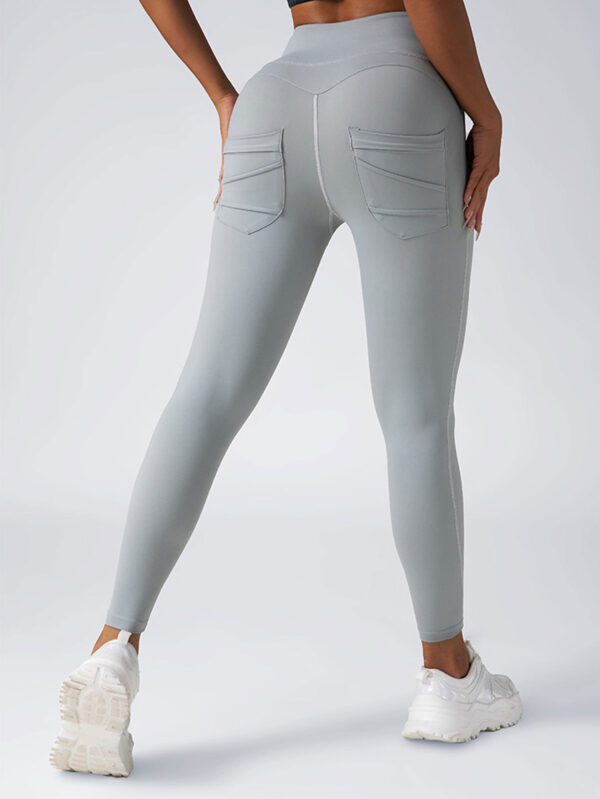 4 Pack Workout Leggings For Women With Pockets,High Waisted Tummy Control Yoga Pants For Workout Running - Image 8