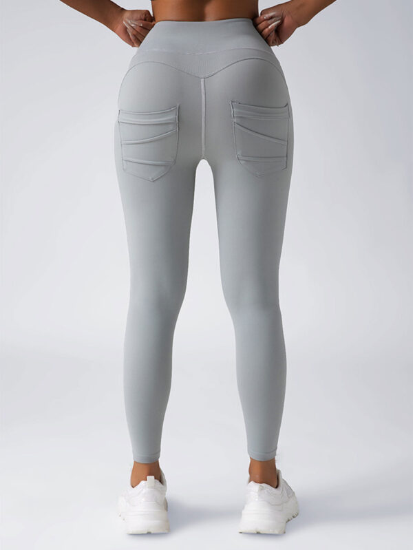4 Pack Workout Leggings For Women With Pockets,High Waisted Tummy Control Yoga Pants For Workout Running - Image 9