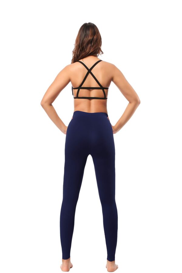 Leggings - Cropped Low-waisted Solid Color - Image 5