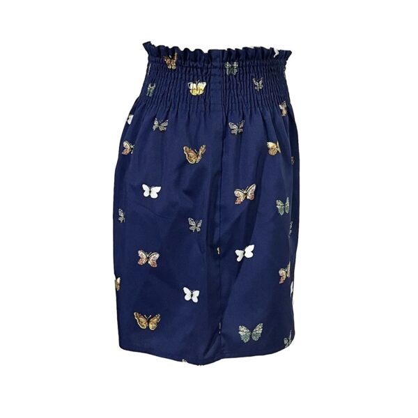 Ladies' Butterfly Print Elastic Waist Fashionable Casual Shorts - Image 4